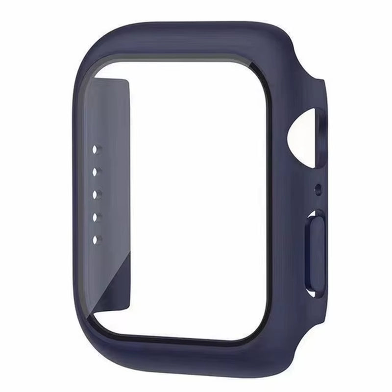 Glass+Cover for Apple Watch Case 9 8 7 6 SE 5 Iwatch Accessorie Screen Protector Apple Watch Serie 44Mm 40Mm 41Mm 45Mm 42Mm 38Mm
